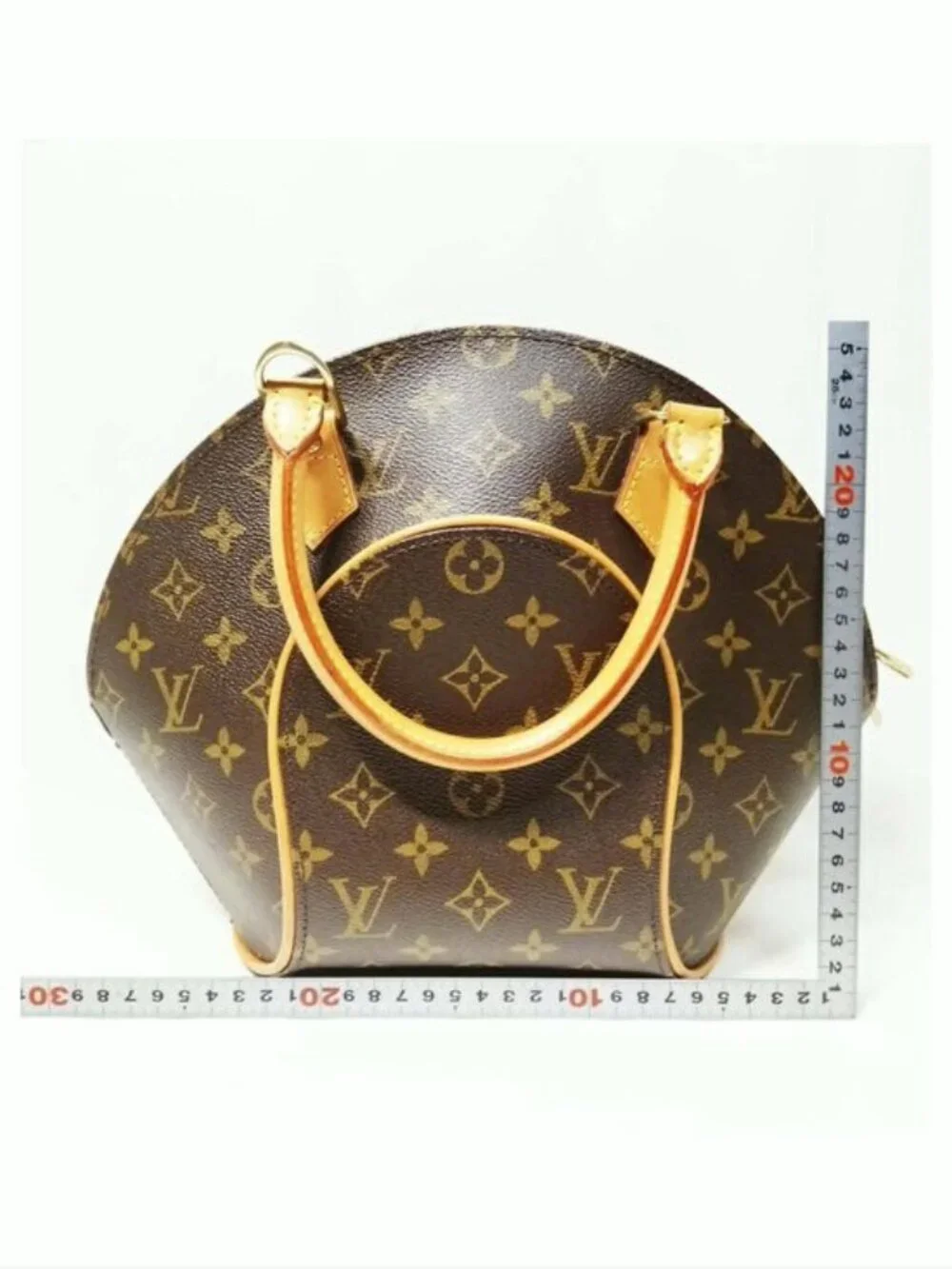 Authentic Louis Vuitton Ellipse PM Monogram Canvas Satchel Handbag Vintage LV